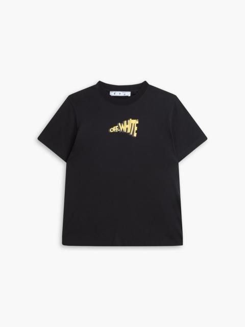 Off-White Printed cotton-jersey T-shirt