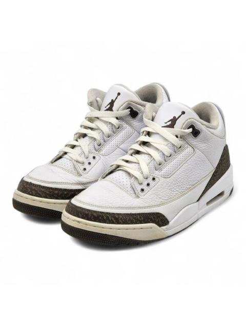 Jordan Jordan 3 Retro 2018 136064-122 Leather Basketball Shoes White Mocha US 9.5