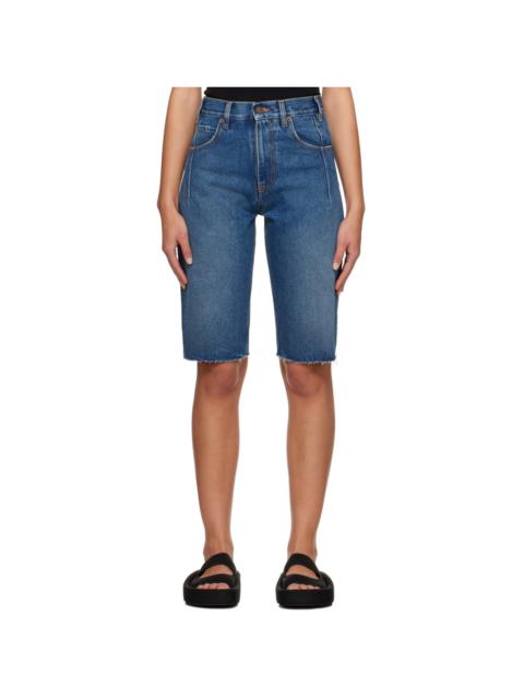 DARKPARK Navy Gina Denim Shorts