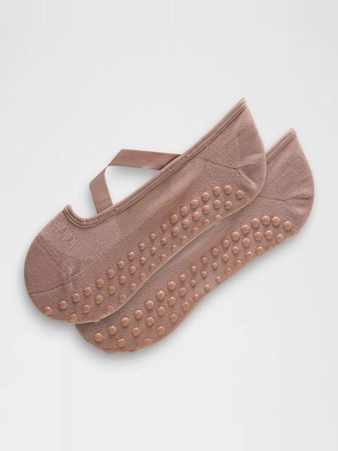 lululemon Unisex Find Your Balance Grip Tab Socks Strappy *Updated