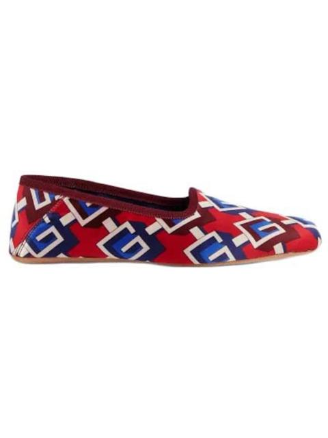 GUCCI Gucci Graphic Print Slippers Red (Women's)