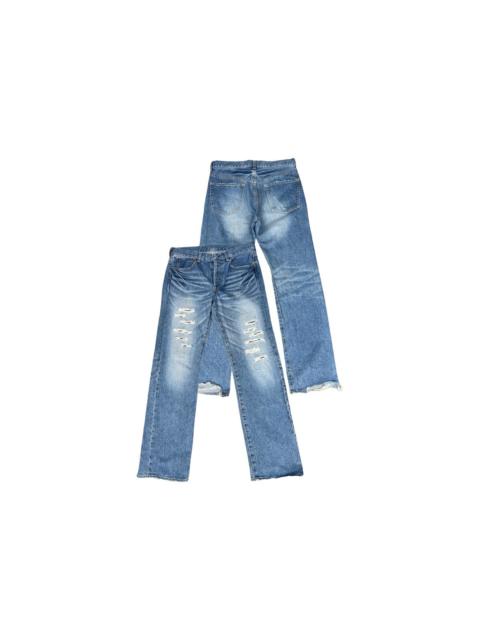 Other Designers Takeo Kikuchi Jeans Japan Distressed Denim Jeans 33x31.5