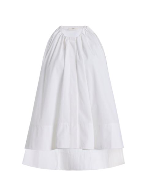 CO Cotton Sateen Top white