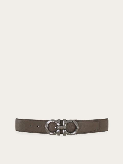 FERRAGAMO Reversible and adjustable Gancini belt