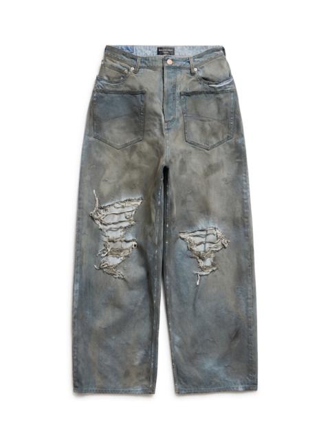 BALENCIAGA Bootcut Pants in Blue