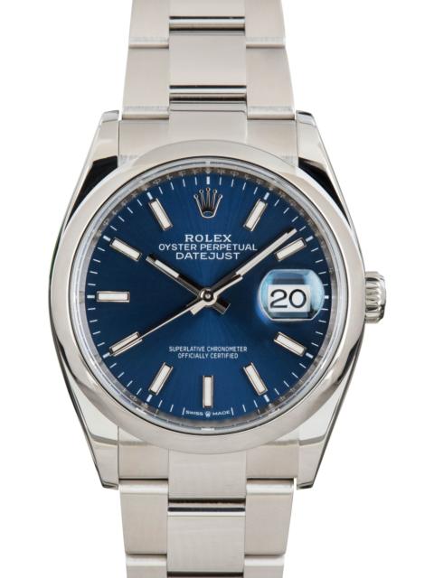 ROLEX Used Rolex Datejust 126200 Blue Dial