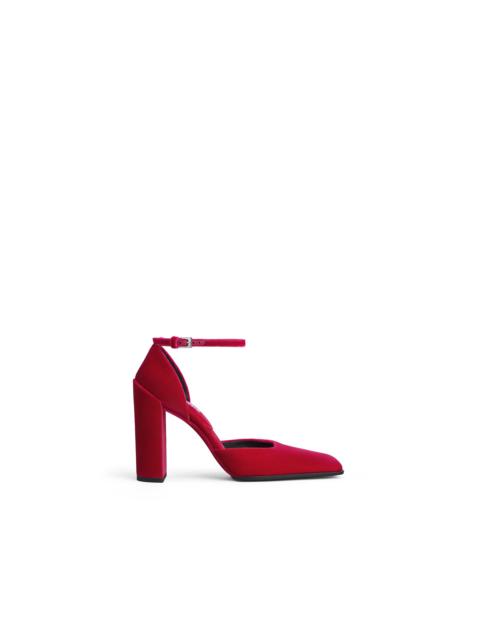 Alaïa SQUARE D'ORSAY PUMPS IN VELVET