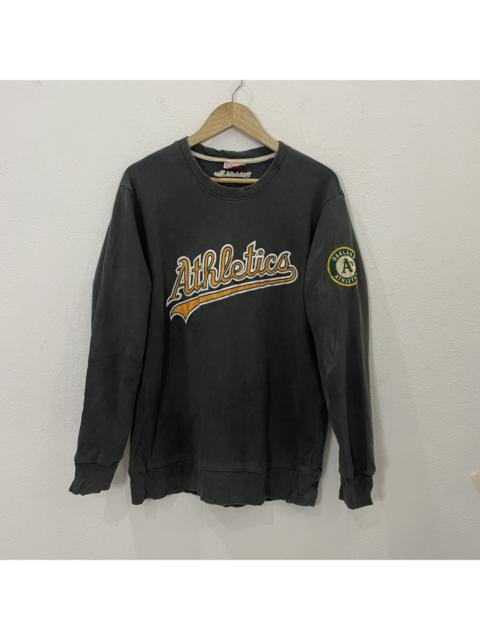 Other Designers Vintage - Vintage Oakland Athletic Embroidery Big Logo Sweatshirt