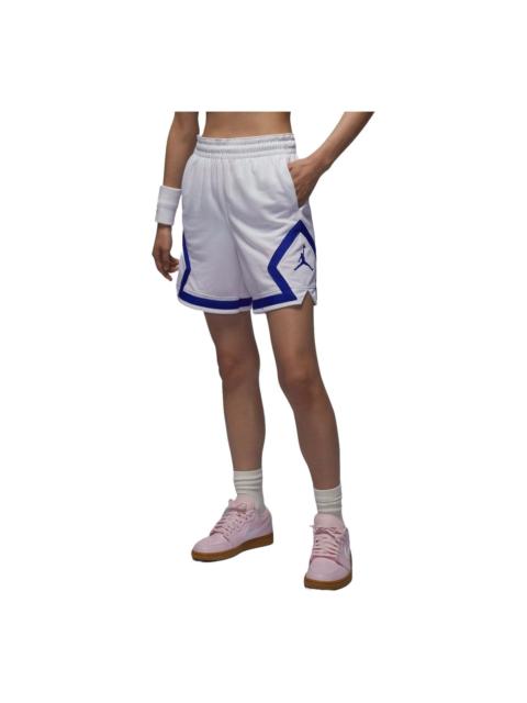Jordan (WMNS) Air Jordan Sport Diamond Basketball Shorts Asia Sizing 'White Blue' FB4589-100