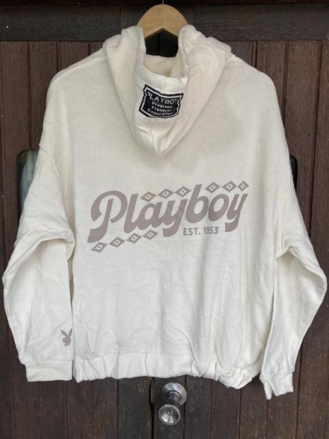 Other Designers Playboy Freedom Zip Up White Hoodies