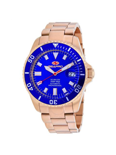 Other Designers Seapro Scuba 200 Automatic Blue Dial Men's Watch SP4324