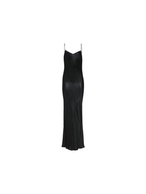 SAINT LAURENT Saint Laurent Satin Long Dress Women