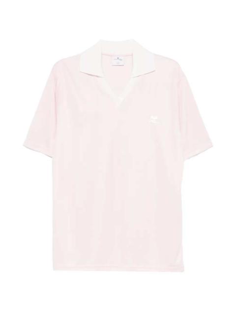 courrèges Courreges Women V-Neck T-Shirt With Logo