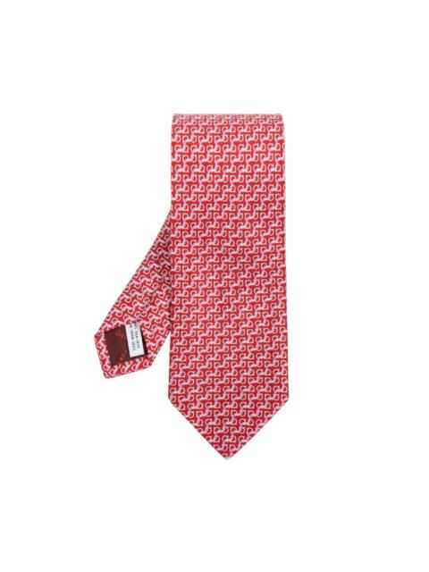 FERRAGAMO Ferragamo Men's String Print Silk Tie