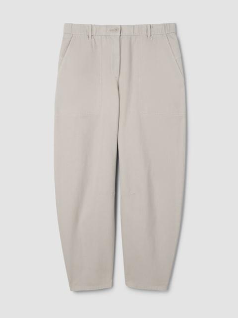 EILEEN FISHER Garment-Dyed Utility Cotton Arch Pant