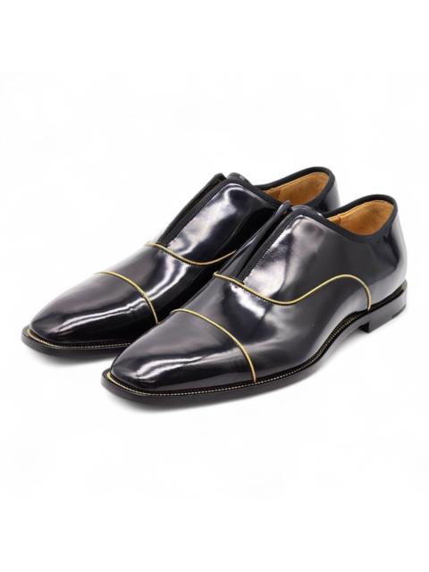 Alpha Male Patent Leather Oxford Shoes Black EU 42.5 US 9.5