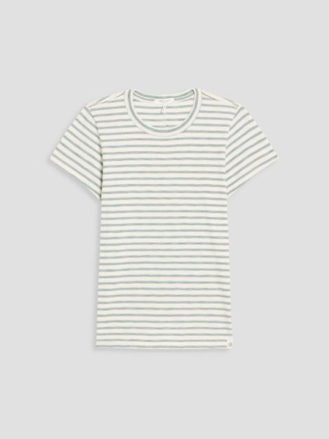 rag & bone Striped Pima cotton-jersey T-shirt
