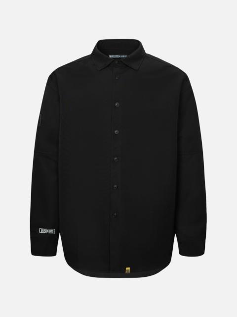 EVISU Kamon Embossed with Logo Print Regular Fit Shirt