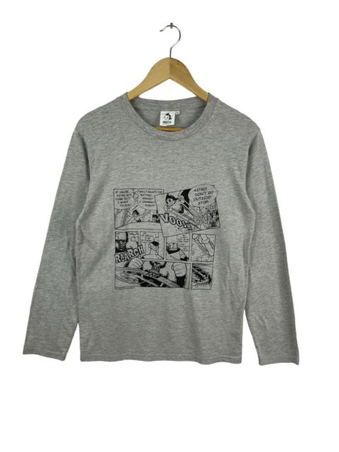 Other Designers Vintage - Astro Boy Comic Long Sleeve Shirt Grey