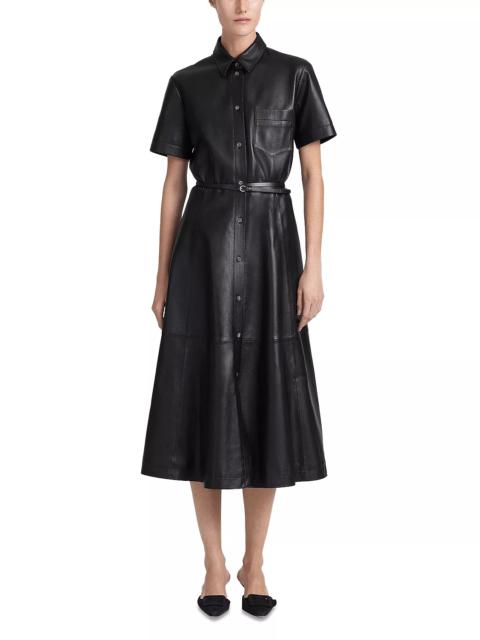 Altuzarra Kiera Leather Shirtdress