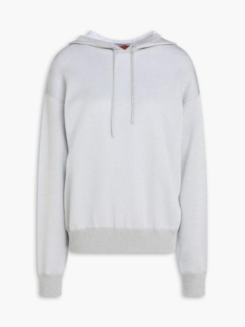 Missoni Metallic crochet-knit hoodie