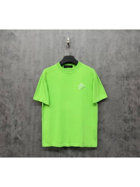 Louis Vuitton Louis Vuitton Lv pin embroidered logo knit short-sleeved shirt