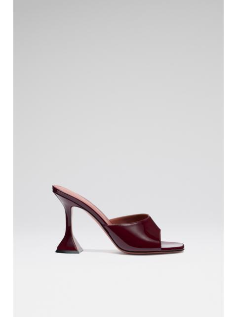 Amina Muaddi LUPITA SLIPPER WINE PATENT