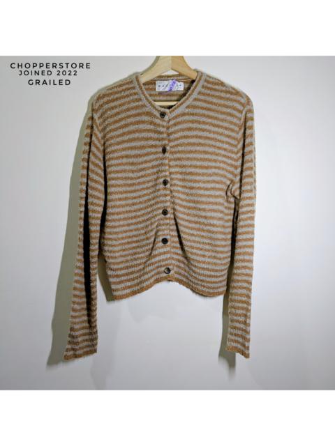 Other Designers Cardigan - Vintage Magenta Stripe Knitwear Sweater