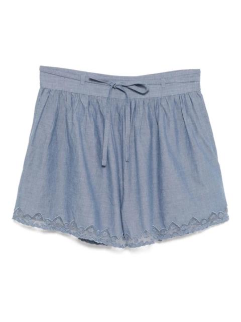 ULLA JOHNSON Elowen Short in Chambray