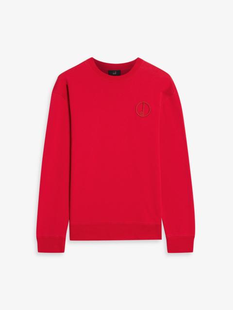 Other Designers Embroidered French cotton-terry sweatshirt
