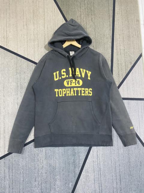Vintage Avirex U.S Navy Vf-14 Pullover Spellout Large