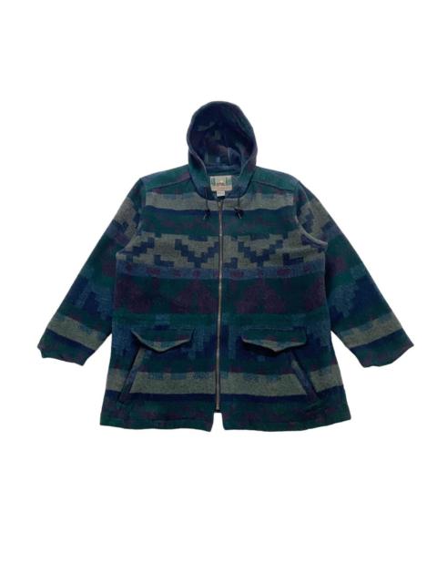 Other Designers ⚡️Vintage Eastern Mountain Sports wool printed zipper hoodie