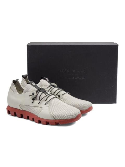 Z Zegna Z Zegna Techmerino Mesh Sneakers in White 11US