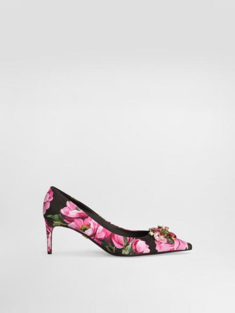 Dolce & Gabbana Printed brocade pumps