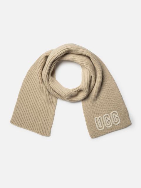 UGG CHUNKY CRAFTED RIB SCARF