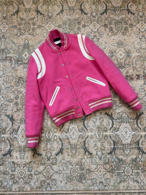 SAINT LAURENT Saint Laurent 16FW Pink Teddy Jacket