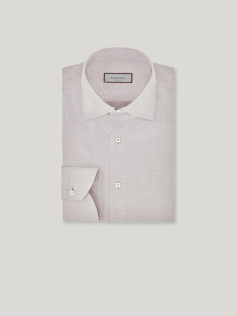 Canali BROWN REGULAR FIT IMPECCABILE COTTON SHIRT