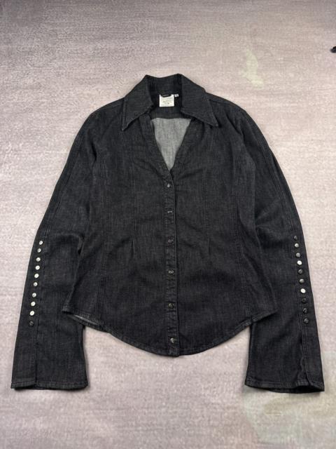 Other Designers Le Grande Bleu (L.G.B.) - Archive LGB IfSixWasNine Style Gianfranco Ferre Blouse Shirt