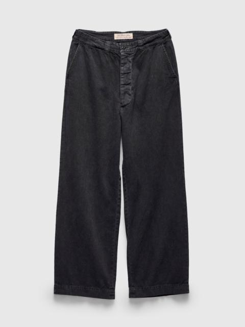 REMI RELIEF Work Twill Chino Pants in Black