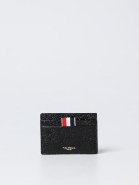 Thom Browne Thom Browne credit card holder in grained leather