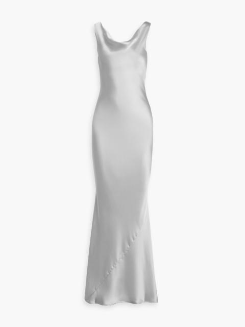 NORMA KAMALI Maria draped satin gown