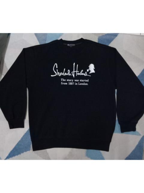 Other Designers Movie - Sherlock Holmes embroidered Spellout Jumper