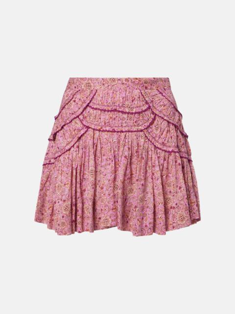 Isabel Marant Étoile Ceola printed ruffled cotton skirt