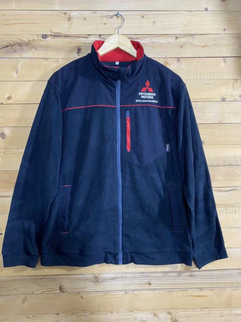 Other Designers Vintage mitsubishi motors sweater fleece zipper