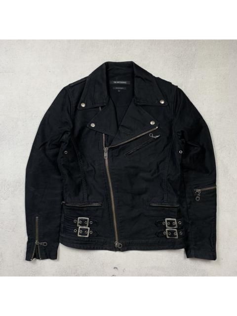 Other Designers Japanese Brand - The Difference Rupert Ramones Biker Black Jacket