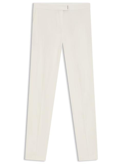 BOSS SLIM-FIT TROUSERS WITH SLIT HEMS