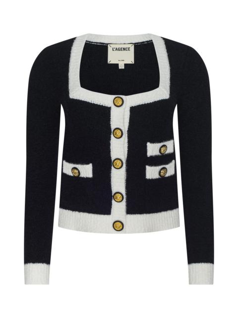 L'AGENCE Monette Cropped Cardigan