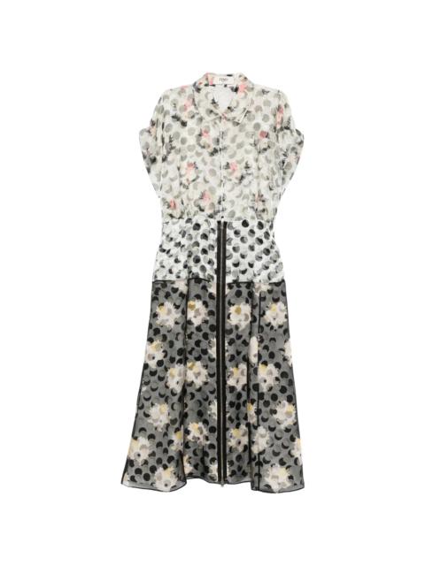 FENDI Fendi Floral-print Midi Dress