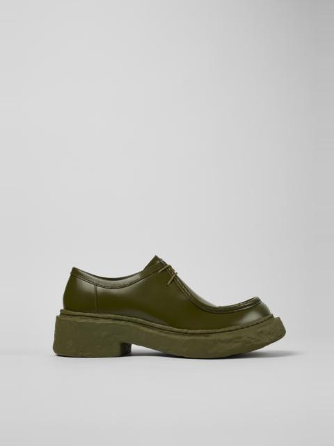CAMPERLAB Green Leather Wallabee Shoe
