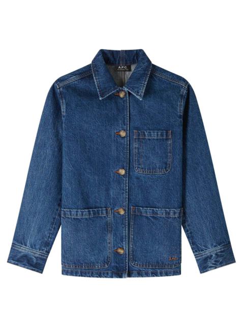 A.P.C. SILVANA LOGO JACKET